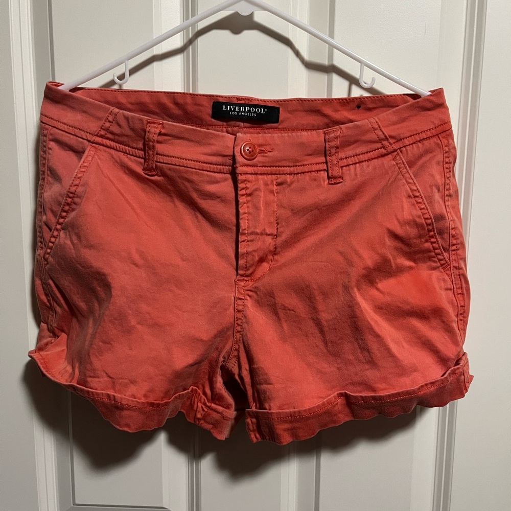 LIVERPOOL TANGERINE SHORTS 8